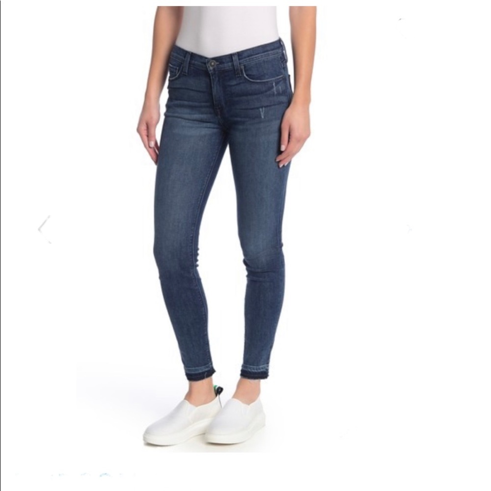HUDSON Natalie Released Hem Skinny Jeans 
size:27